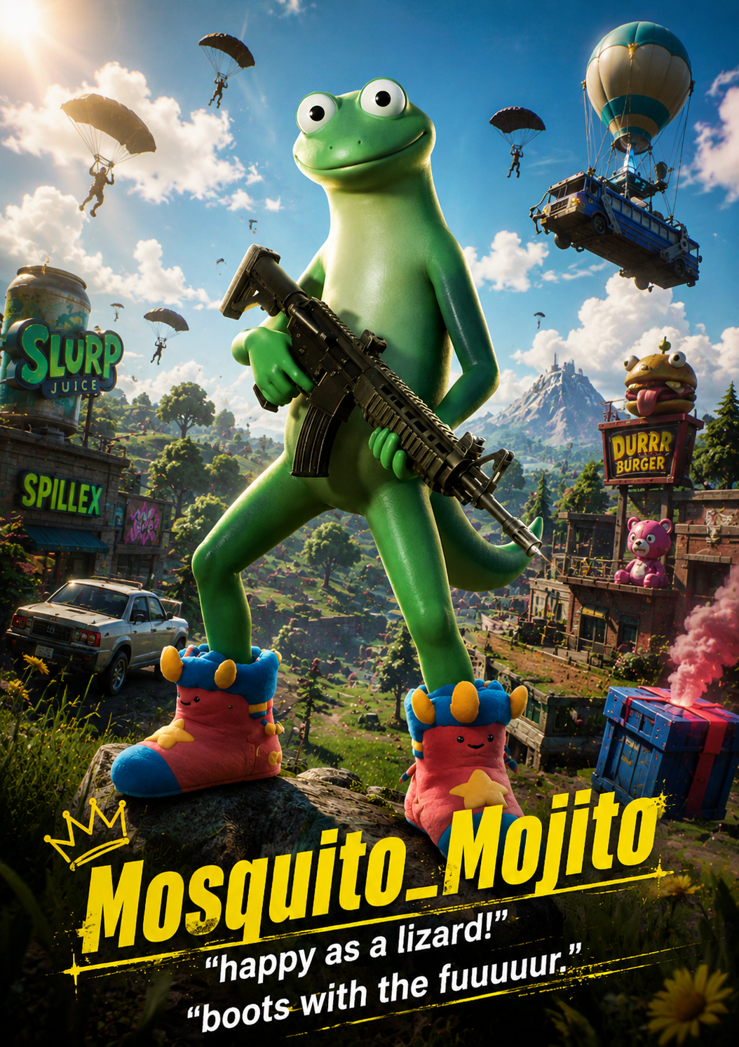 Mosquito Mojito poster artwork.